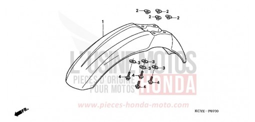 AILE AVANT XR400R4 de 2004